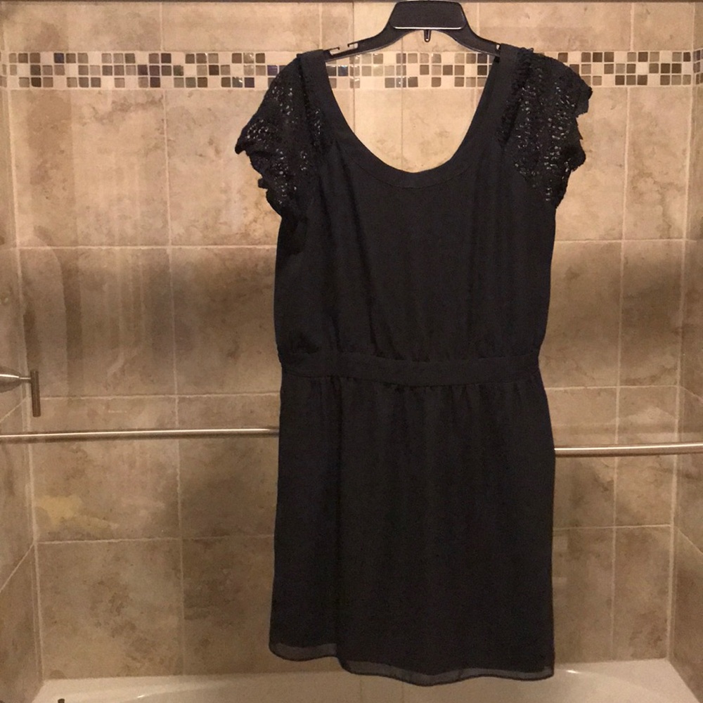 Mini black dress